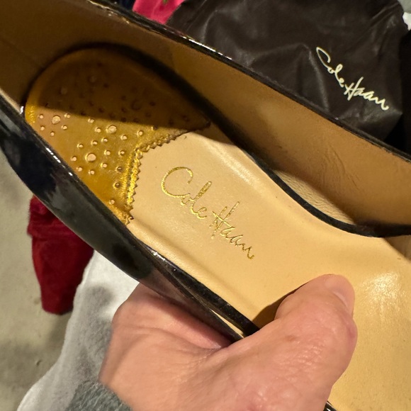 Call Hahn women’s Jenna Air high pump, dark toffee patent leather size 8 1/2 B - Picture 2 of 7